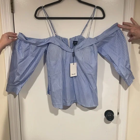 PALOMA STRIPE TOP IN LIGHT STR - Picture 5 of 10